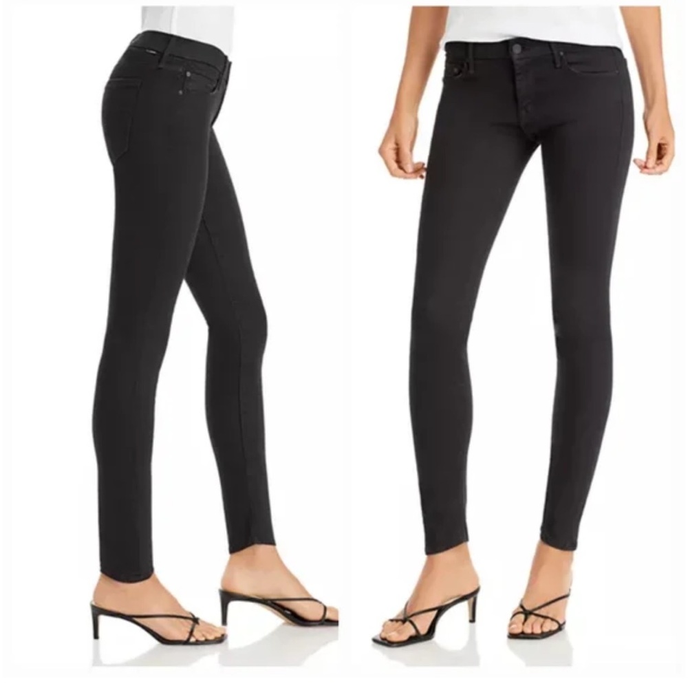 MOTHER Women's Black Skinny Jeans